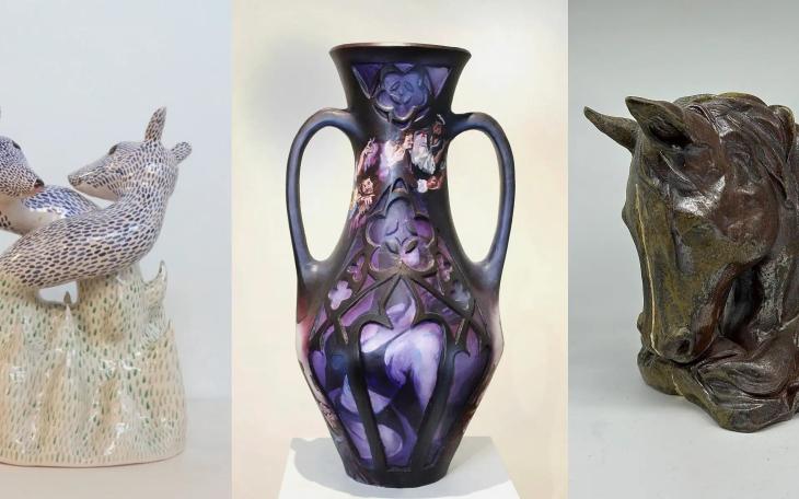 Mayer National Student Ceramic Competition entries