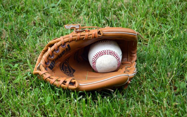 Baseball and glove
