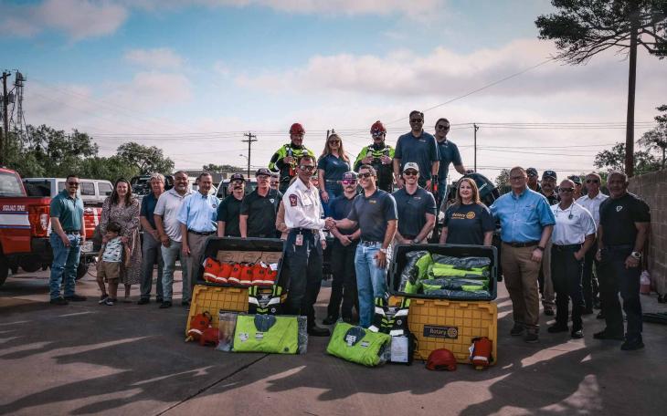Rotary Club Donates $25,000 Swiftwater Rescue Gear to San Angelo Fire Department