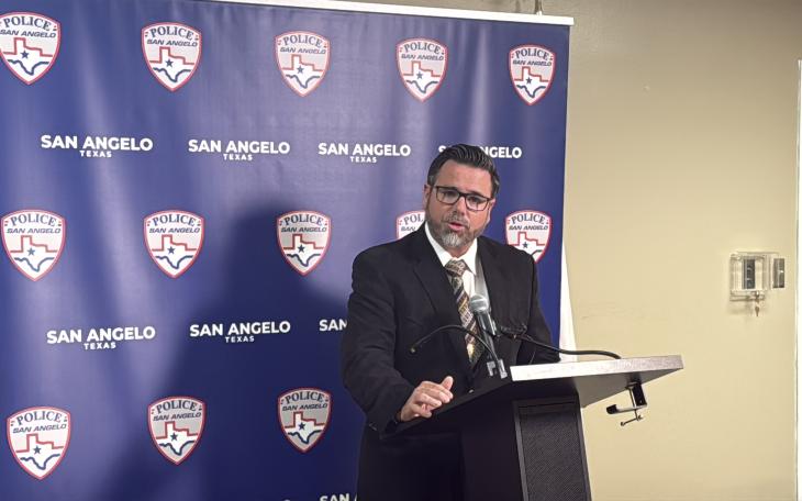 San Angelo Police Chief Travis Griffith Presser May 14, 2026.