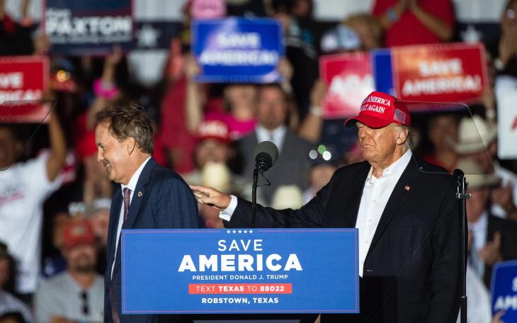 President Donald Trump on Tuesday endorsed Ken Paxton in the Republican runoff for U.S. Senate in Texas, ending over a year of furious lobbying and giving the attorney general a significant boost in his campaign against Sen. John Cornyn.