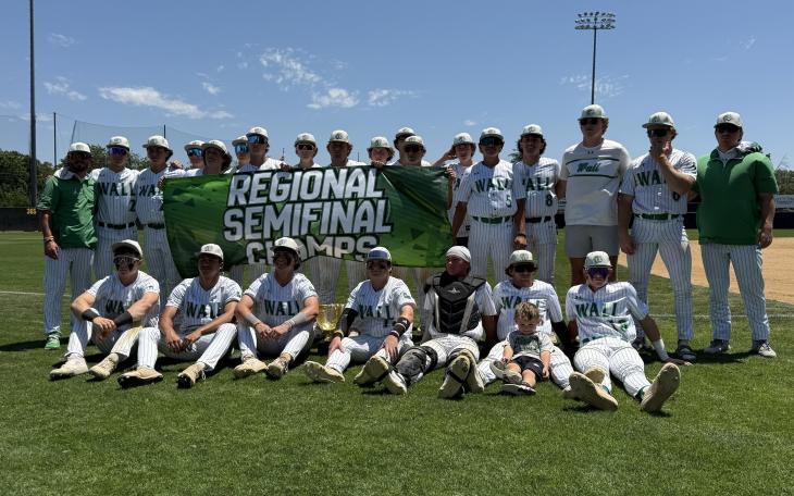 Wall Hawks Baseball after winning the Regional Semifinals over Coahoma, 2026