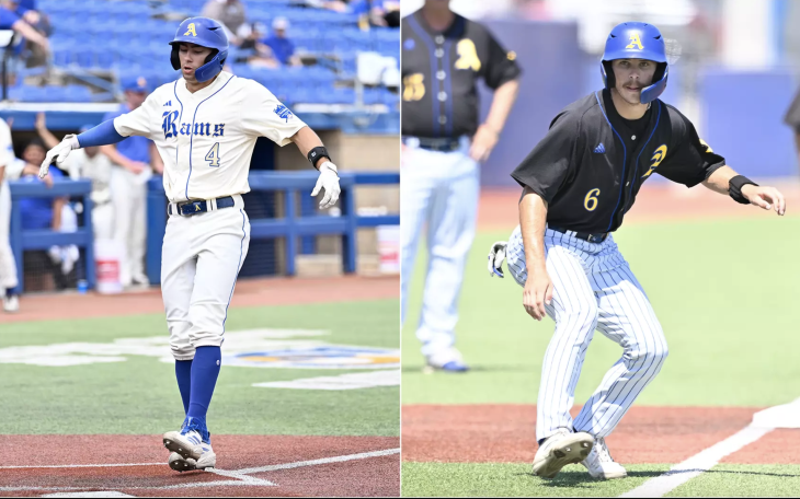 Angelo State's Austin Beck and Brett Smajstrla