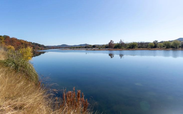 Silver Lake, which is fed by a spring and covers 30 acres, will be a centerpiece of the new park when it opens to the public.