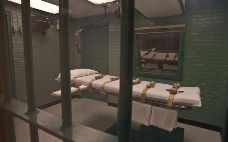 The Texas execution chamber in Huntsville.