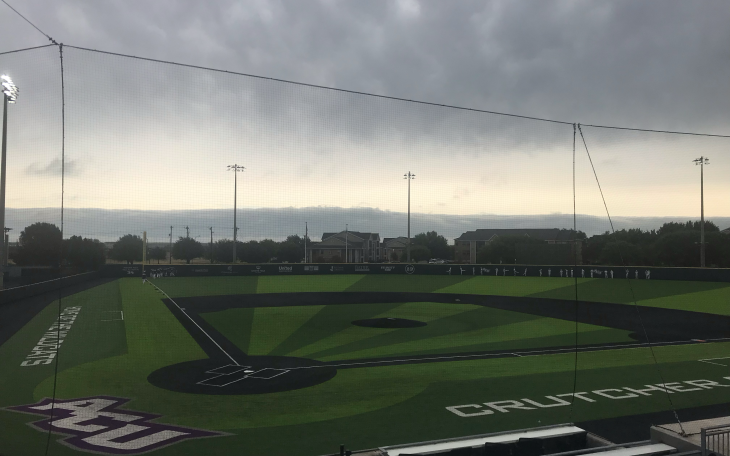The Wall Hawks and Jacksboro Tigers started 90 minutes late in Game 1 of their regional final baseball series due to thunderstorms Wednesday, May 20, 2026.