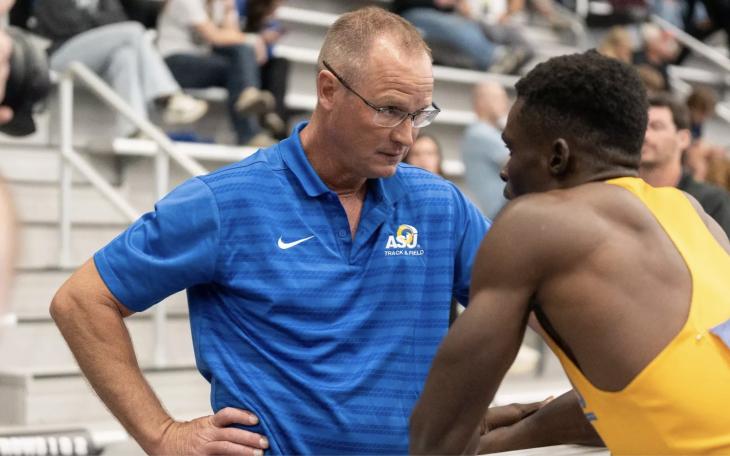 Angelo State Men's Track and Field Coach Tom Dibbern