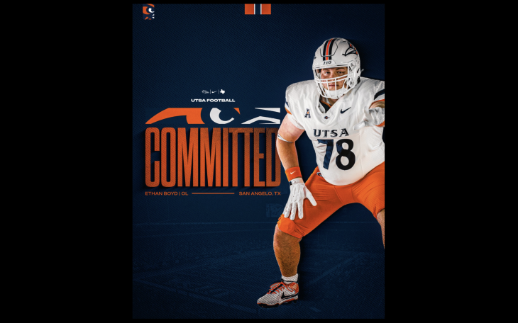 San Angelo Central Bobcat Offensive Lineman Ethan Boyd