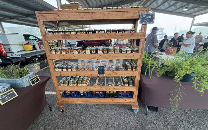 A variety of items are on display at the Concho Valley Farmer's Market during the 2026 season.