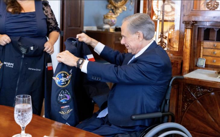 Gov. Greg Abbott Announces Axiom Space Redomiciles In Texas