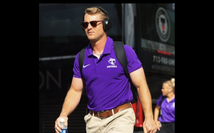 Former San Angelo Central quarterback Braden Hucks is now an assistant coach at Tarleton State.