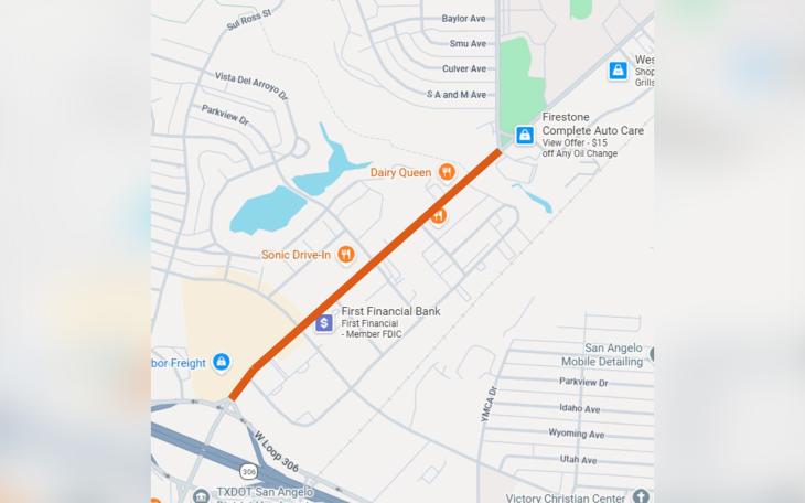 Knickerbocker Road lane closures begin Monday in San Angelo for intersection project