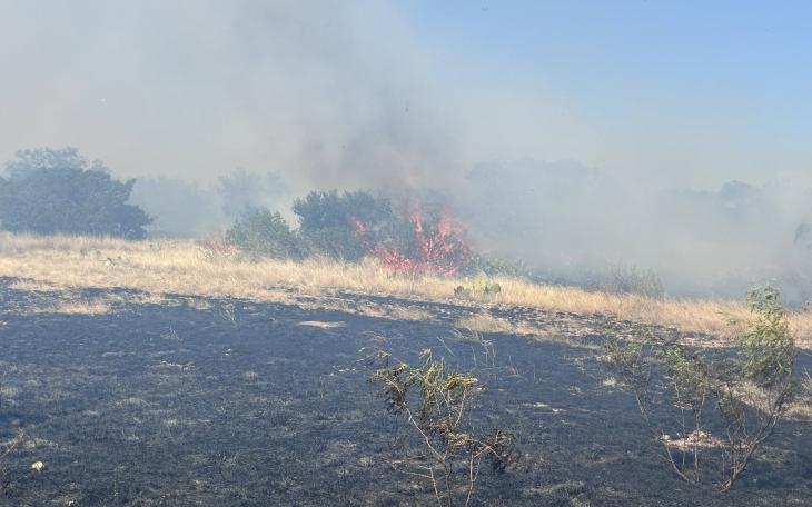 A wildfire south of Sonora has already burned approximately 1,200 acres and only remains about 25% contained, according to Sutton County Emergency Management.