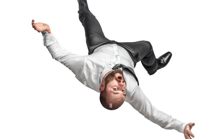 falling person
