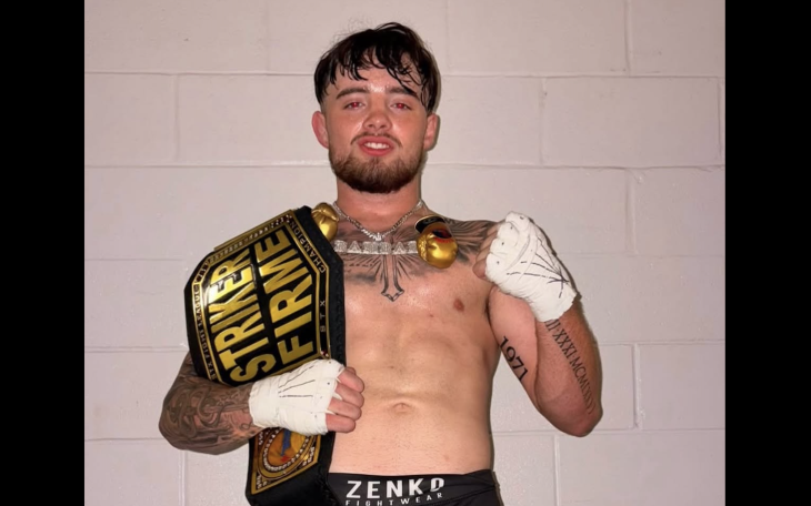 San Angelo’s Braydon “Budah” Schkade won his first championship belt in MMA on Saturday with a first-round knockout.