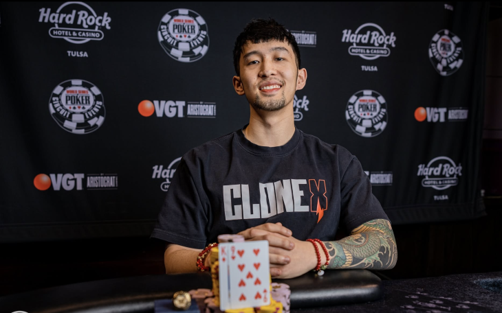 San Antonio's Han Feng has made the final table of the 2026 World Series of Poker Main Event.