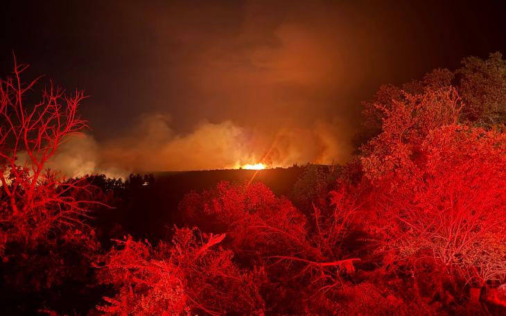 The Ross Fire started in Palo Pinto County on Aug. 24, 2026 and has since grown to more than 80,000 acres across Palo Pinto and Jack counties.