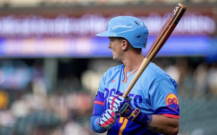 TJ Rumfield, the son of former San Angelo Colts manager Toby Rumfield, has put himself into consideration for National League Rookie of the Year.