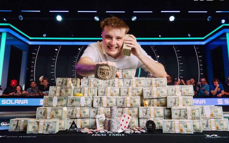 Lucas Jumalon became the second-youngest player to win the World Series of Poker Main Event, earning him $10 million.