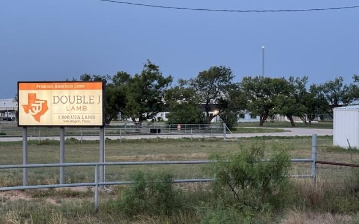 The Double J Lamb plant on City Farm Road on August 5, 2026