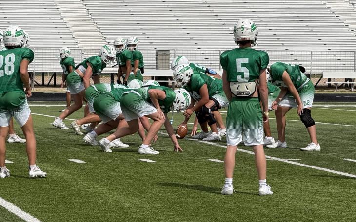 Wall Hawks during practice 2026
