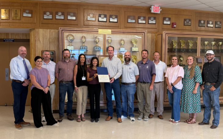 Congressman August Pfluger visited Mason High School to present the Congressional Bronze Medal to Sabina Perez, the highest honor Congress presents to America's youth.