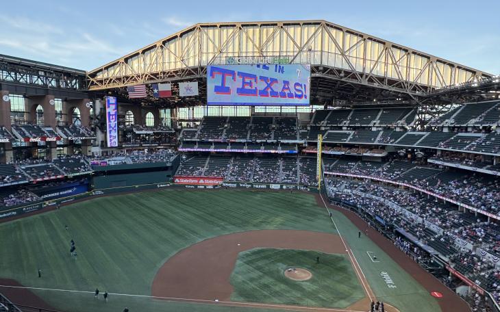 Globe Life Field is the home of the Texas Rangers.