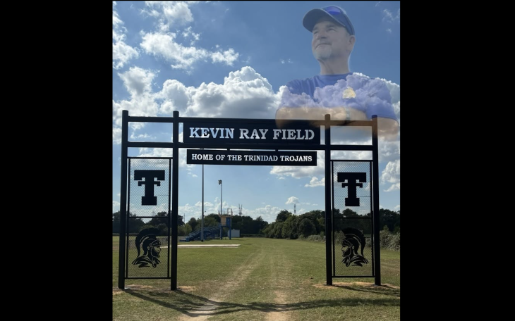The town of Trinidad will rename its football field after Kevin Ray, who led the Trojans to their only state title in 1998.
