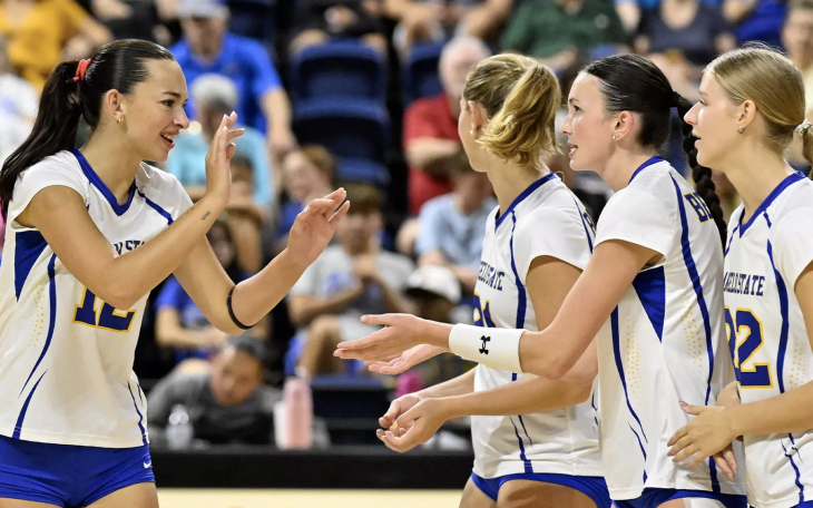 ASU Rambelles Volleyball - Julia Hopkins, Vivian Parker, Madi Parrish, and Hannah Barnhill