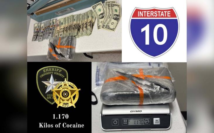 Crockett County Sheriff’s Deputy Seizes Cocaine During Traffic Stop