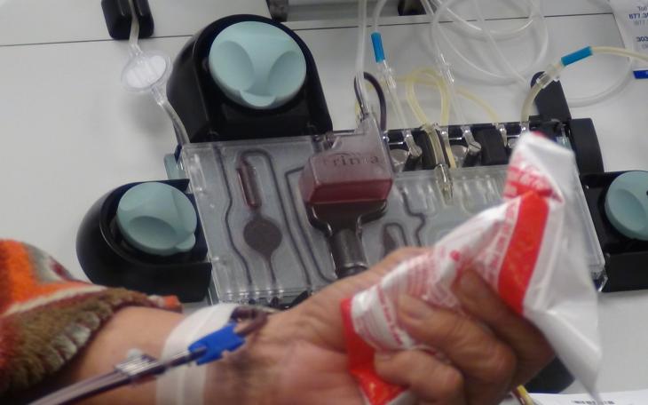 Cancer patients make up 20% of blood donations (LIVE! photo by Cheyenne Benson)