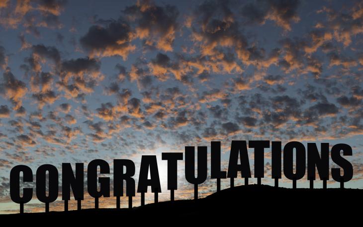 The Junell Center watches as grads walk the stage (LIVE! photo by Cheyenne Benson)