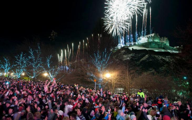 Scotland rings in the New Year (Photo Courtesy of onlyinedinburgh.com)