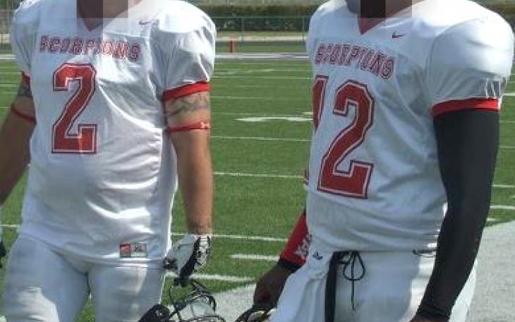 The SAPD needs help locating the thief of some 40 Nike jerseys labelled &quot;Scorpions&quot; (Photo courtesy of SAPD)