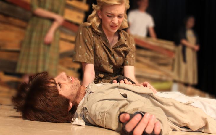 Assault, murder and judgement are all a part of Christoval's one-act play. (Contributed Photo/Travis Morganstean)