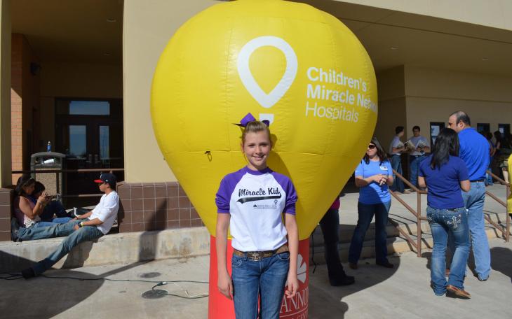 Chelby Caston was previously a miracle kid. (LIVE! Photo by Lauren Lopez)