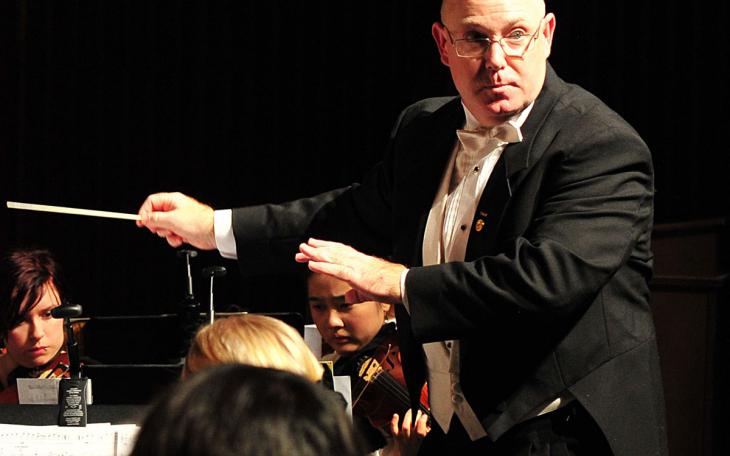 Angelo State University Symphony, under the direction of Dr. Maurice Kelley. (ASU)