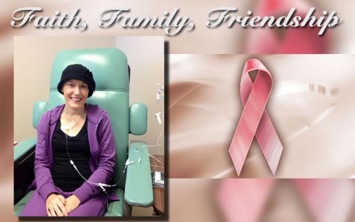 Kim Hamilton Hunter smiles after her second chemo treatment. She had just lost her hair. (Photo courtesy of Kim Hamilton Hunter)