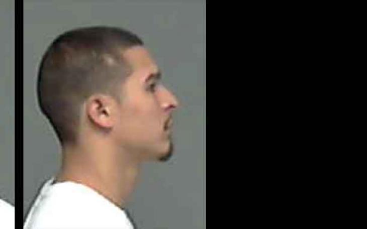 Jessie Fitchett booking photo at the Tom Green County Jail, taken in 2012. Fitchett, fingered as the shooter who killed two males in front of a bar, killed himself 1/11/2013 in a stand-off with the San Angelo Police SWAT team. (Tom Green County Sheriff)