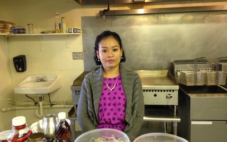 Usanee 'Moo' Lloyd is the cook behind Mojo's Thai cuisine. (LIVE! Photo/Chelsea Reinhard)