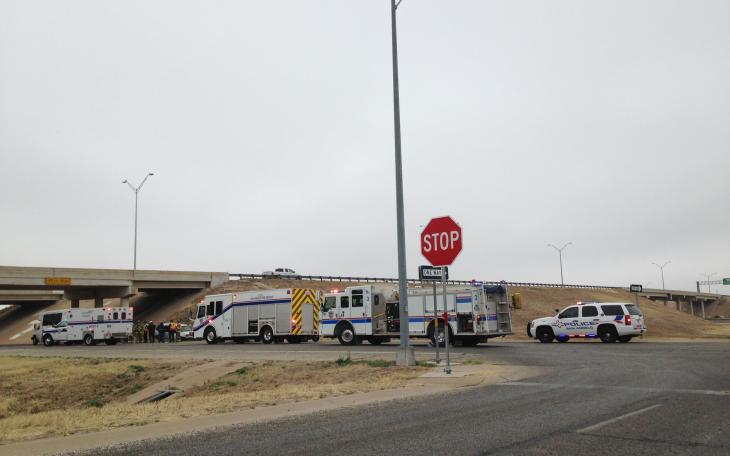 One vehicle, white Ford Explorer (LIVE! Photo/Chelsea Schmid)
