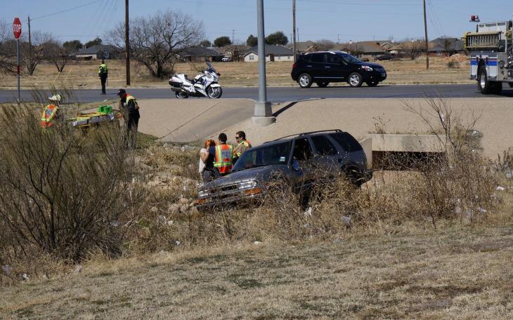 Major vehicle accident at 5400 block of Sherwood Way, Mar. 12, 2014. (LIVE! Photo/John Basquez)