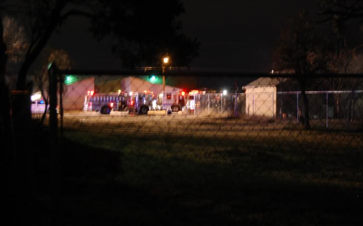 Structure fire in San Angelo on Ave. L, east of Bryant Ave. Feb 2, 2014. (LIVE! Photo/John Basquez)