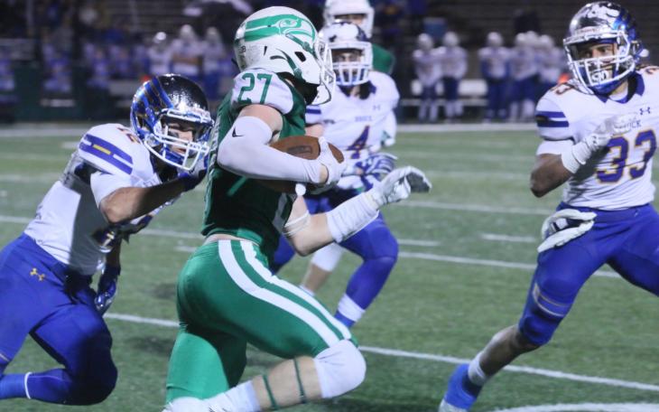 Wall running back Thomas Halfmann in the 2016 3A D1 Regional Championship vs Brock. (Contributed/Rodney Fleming)