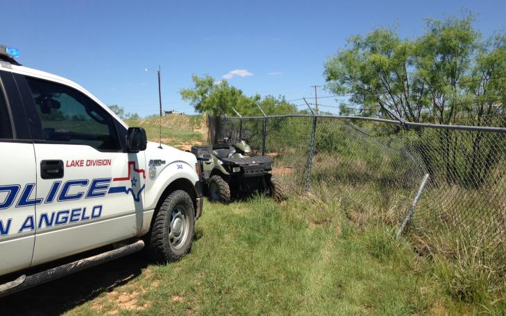 ATV crashes on Red Bluff Road. (LIVE! Photo/Chelsea Schmid)