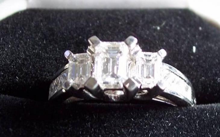 Susan Block&amp;#039;s engagement ring, the one with three stones, was stolen on Easter Sunday. (Contributed Photo/Susan Block)