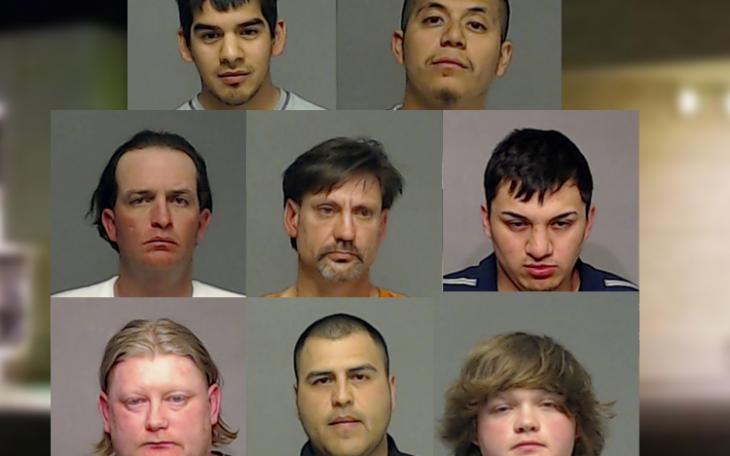 Alfredo Nieves Padilla, Jorge Alberto Perez, Joshua Allen Henderson, Shane Douglas Baker, Alexander Borrego, Richard Anthony Luna and Collin Paul Lawdermilk. (Photos/TGCJ)