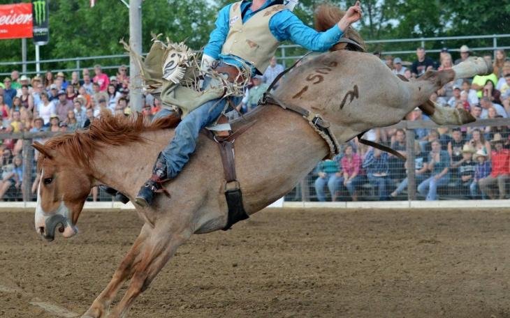 Kyle Brennecke has been riding bareback since he was 14. (Photo courtesy of Brennecke's Facebook)