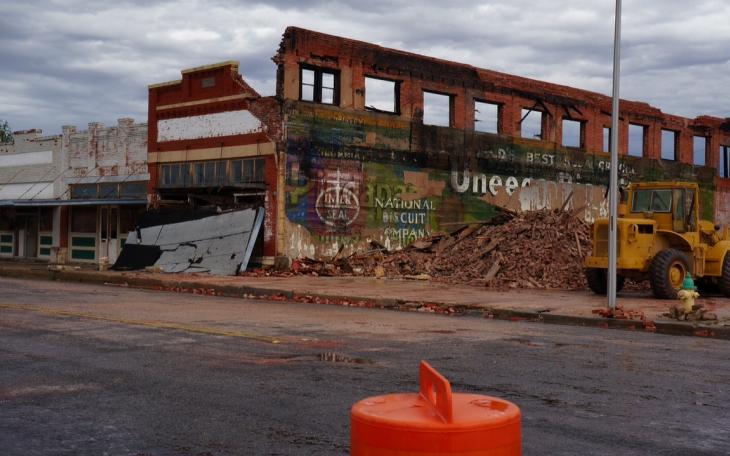 The former R.E. Donaho Saddle Shop and Brest Boot Shop on South Chadbourne. (LIVE! Photo/John Basquez)