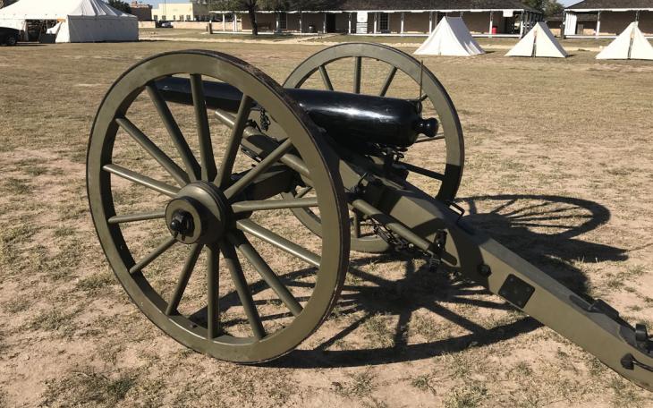 A 3-Inch Rifle Gun replica from the Civil War. (LIVE! Photo/Joe Hyde)